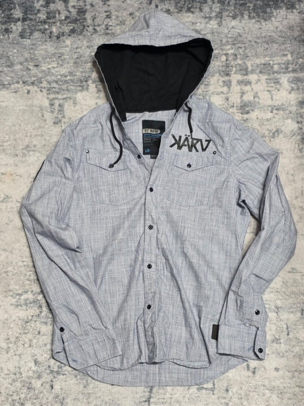 Karv Hood LongShirt Men Large